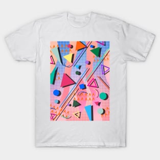 80s pop retro pattern 2 T-Shirt